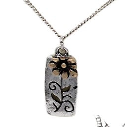 Daisy Pendant -Silver - N/E Set
