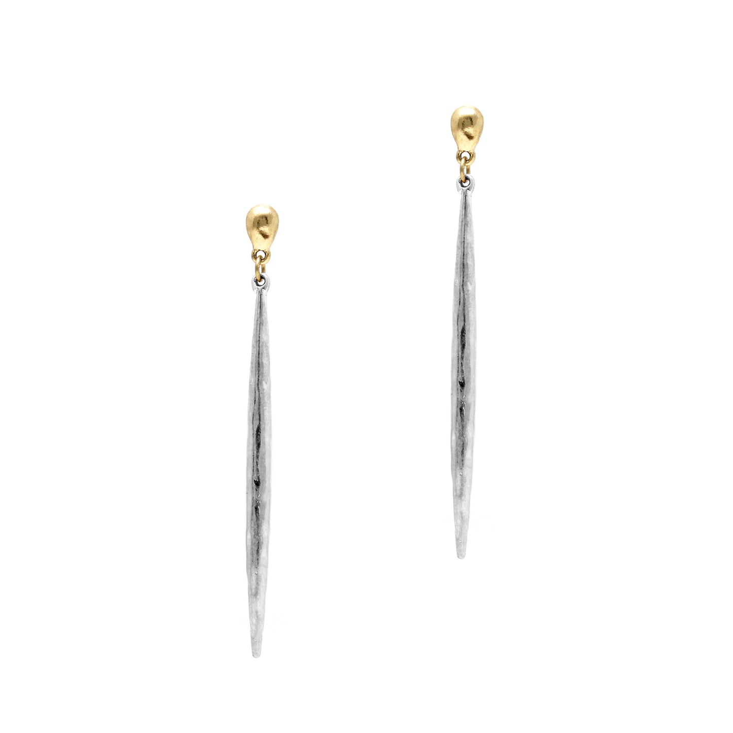 Post - Spike - Gold - Earrings